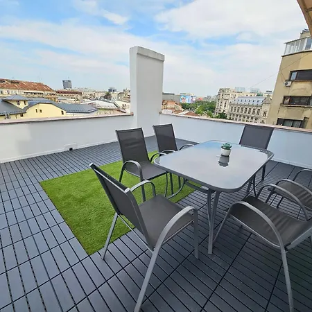 Apartment Beautiful Terrace Old Town Bukarest